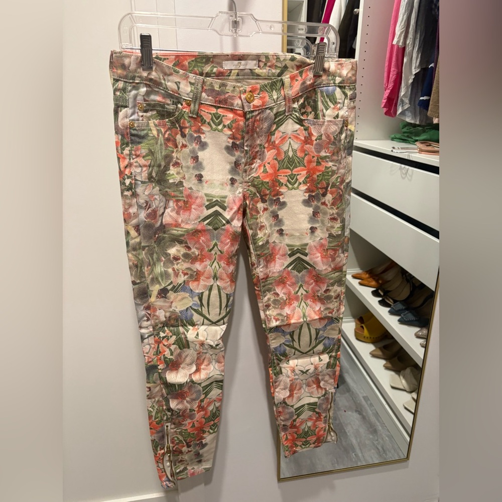 7 for all mankind Multicolor Floral jeans